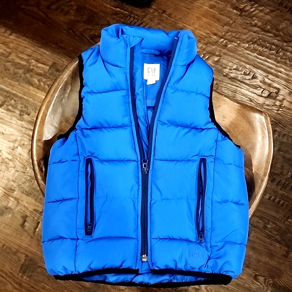 Gap Kids Blue Puffer Vest for Boys